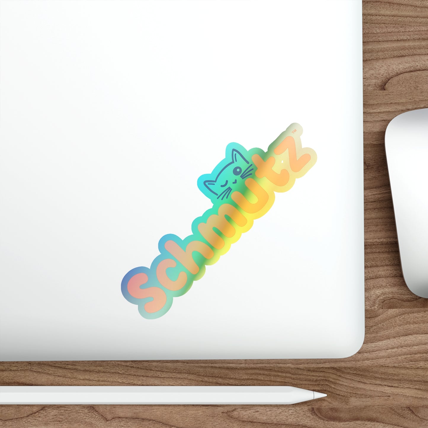 Schmütz Holographic Stickers – Fun Vibrant Die-Cut Vinyl Print