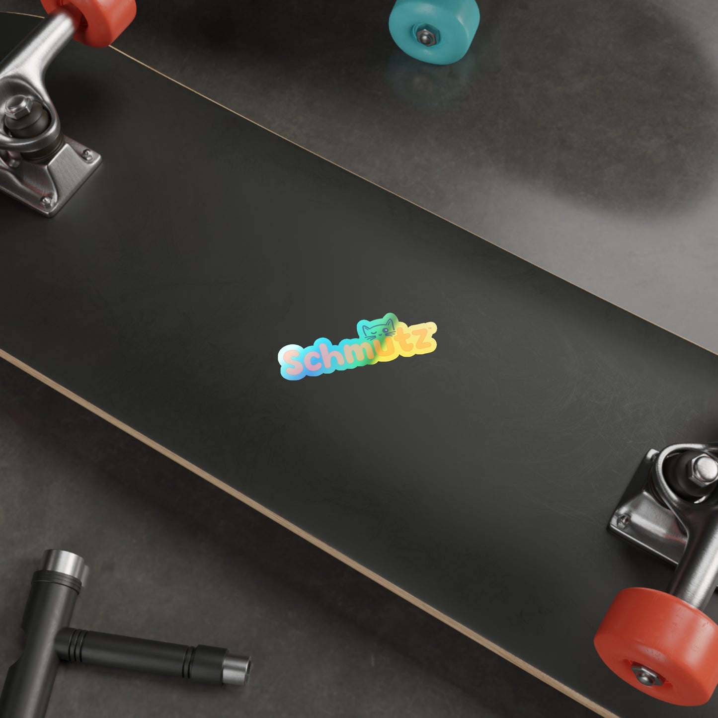 Schmütz Holographic Stickers – Fun Vibrant Die-Cut Vinyl Print