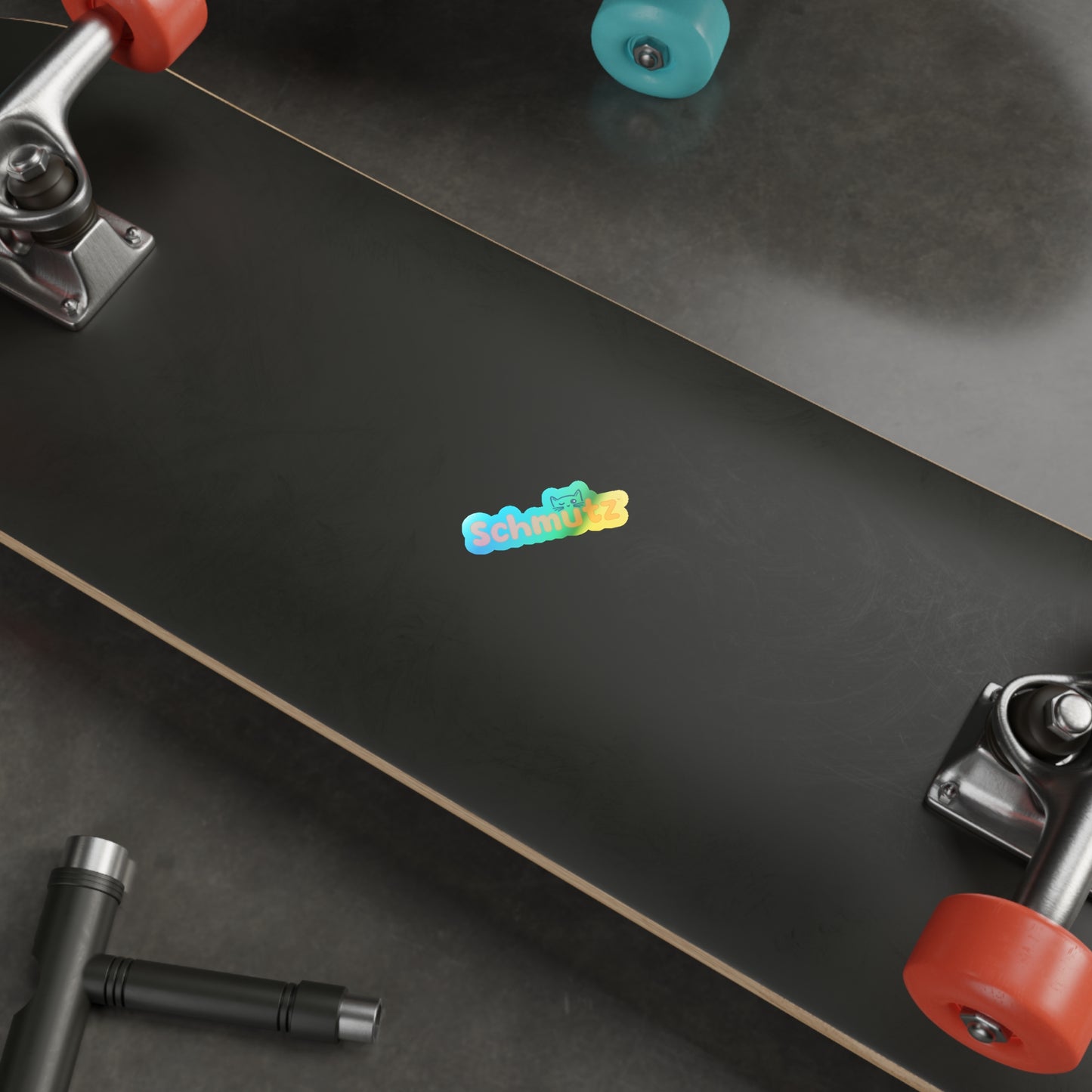Schmütz Holographic Stickers – Fun Vibrant Die-Cut Vinyl Print