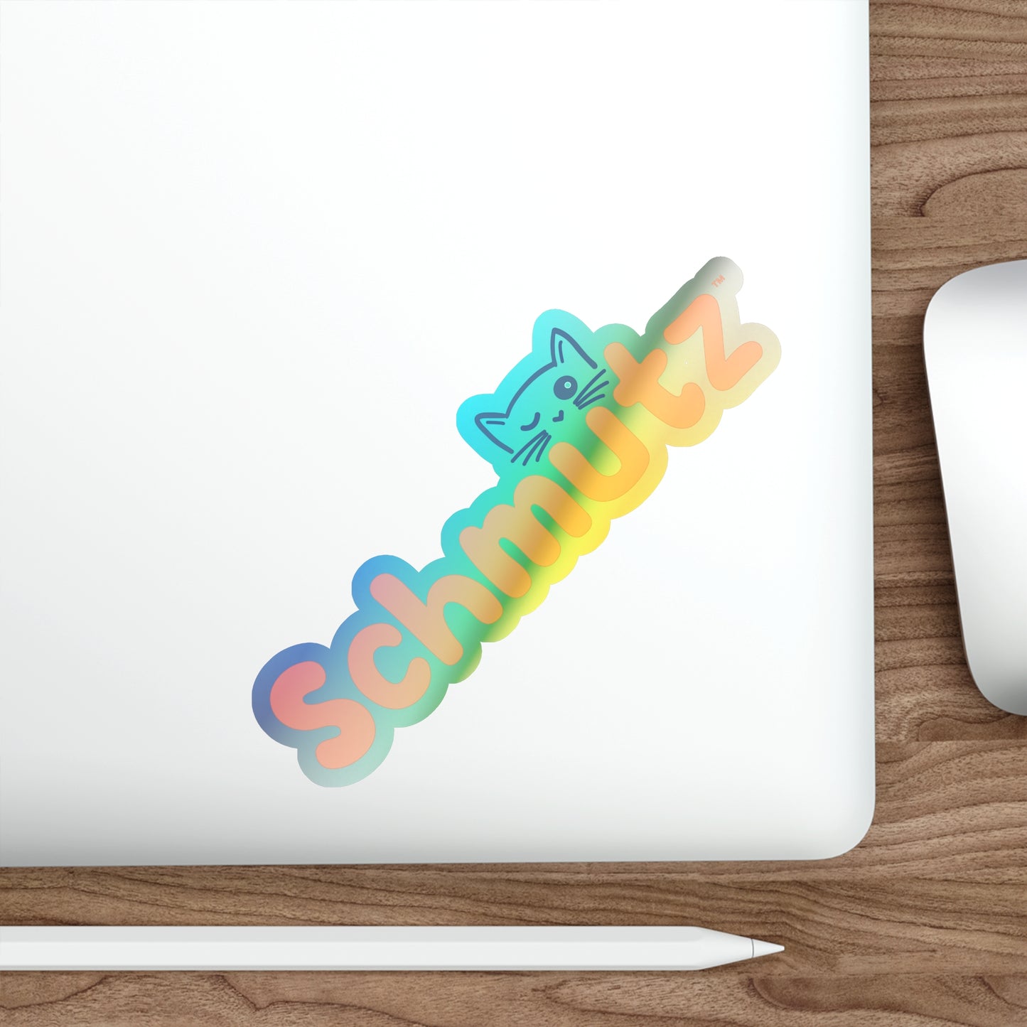 Schmütz Holographic Stickers – Fun Vibrant Die-Cut Vinyl Print