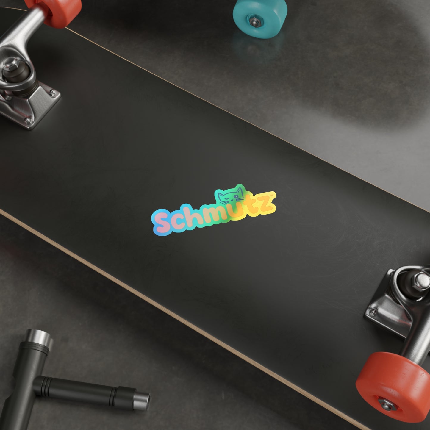 Schmütz Holographic Stickers – Fun Vibrant Die-Cut Vinyl Print