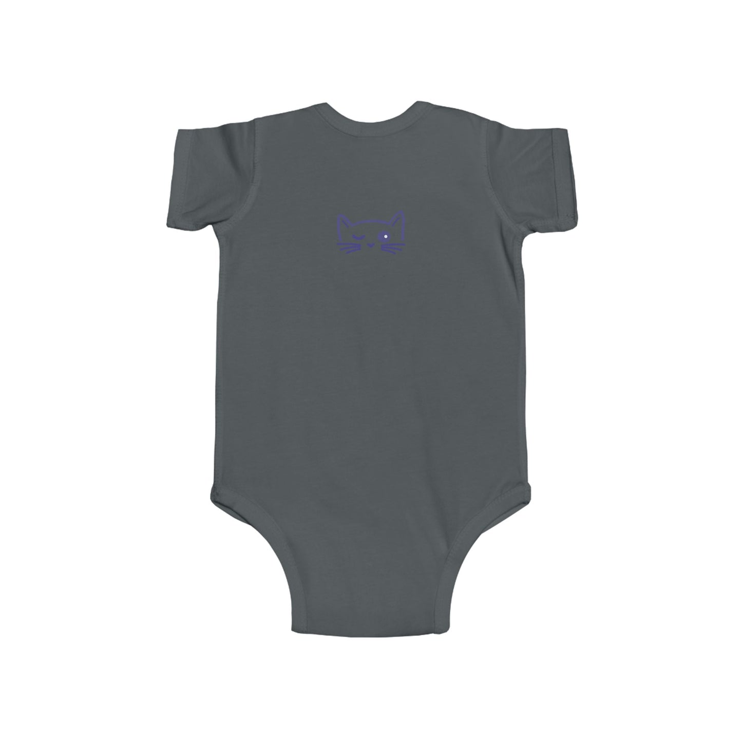 Cute Cat-Themed Infant Bodysuit – ‘Schmütz’ Design for Your Little On