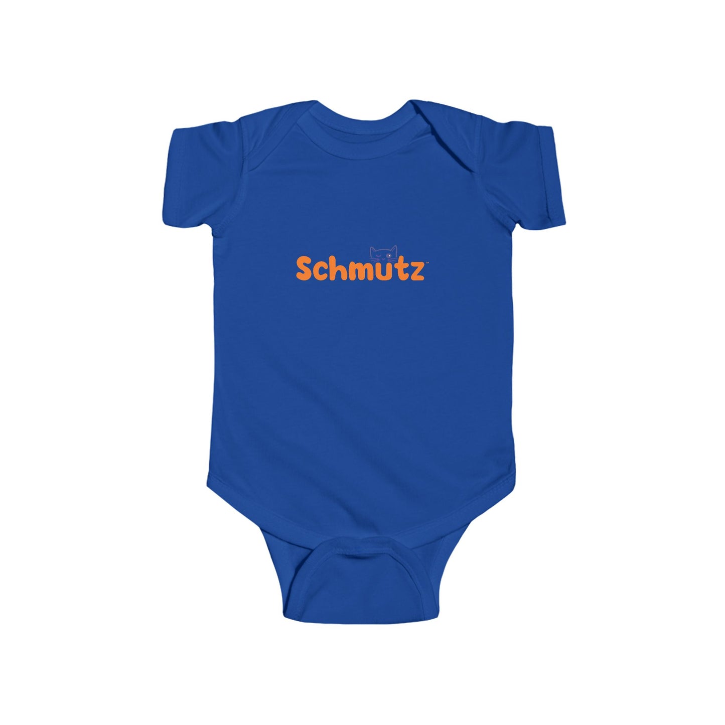 Cute Cat-Themed Infant Bodysuit – ‘Schmütz’ Design for Your Little On