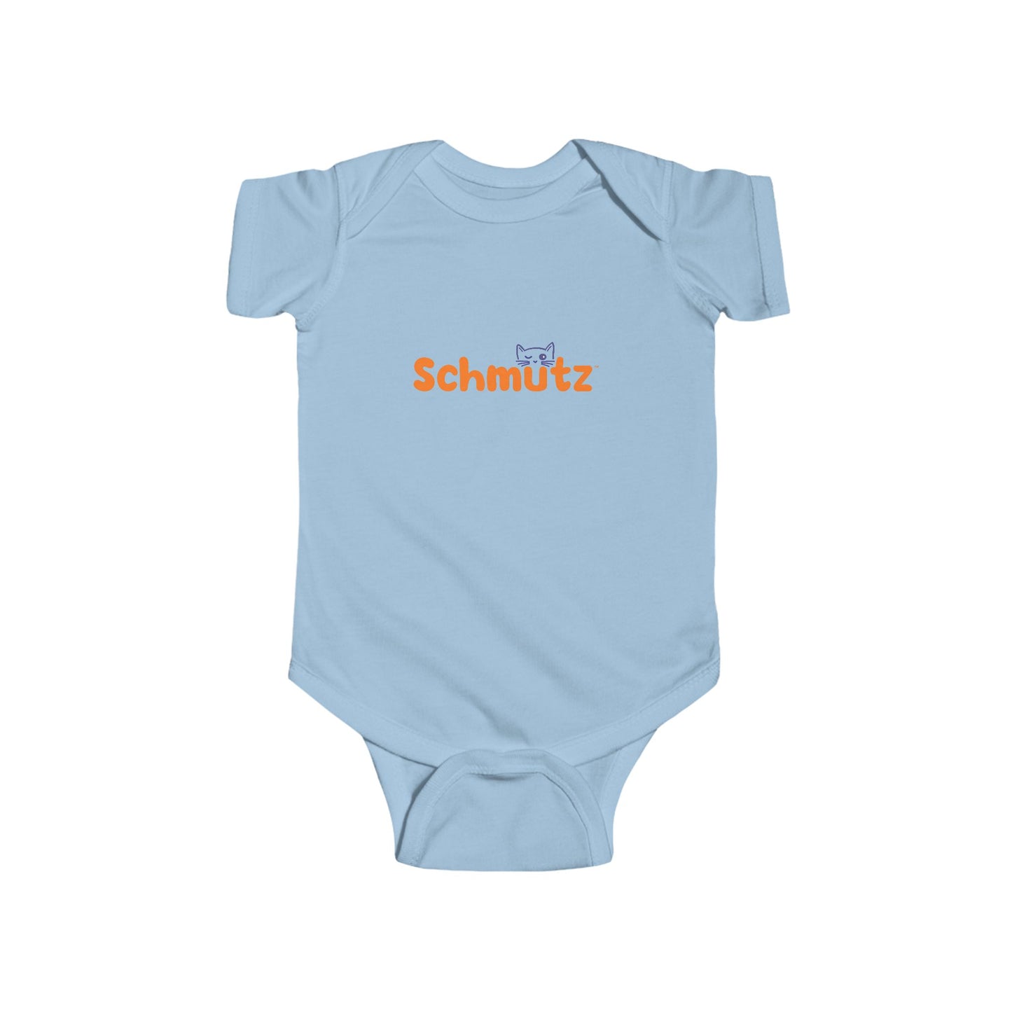Cute Cat-Themed Infant Bodysuit – ‘Schmütz’ Design for Your Little On