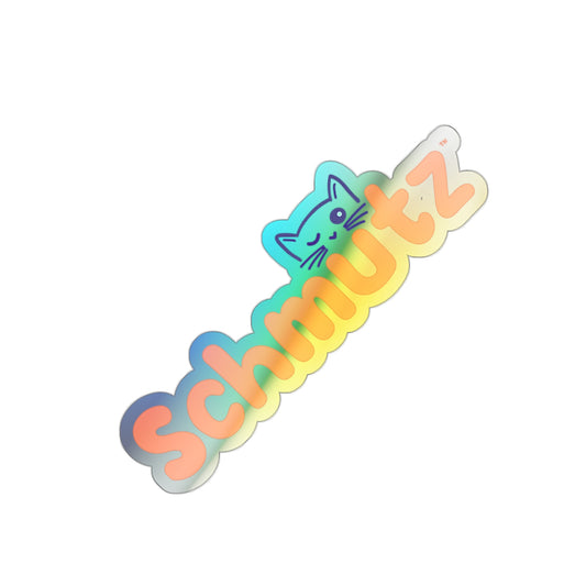 Schmütz Holographic Stickers – Fun Vibrant Die-Cut Vinyl Print