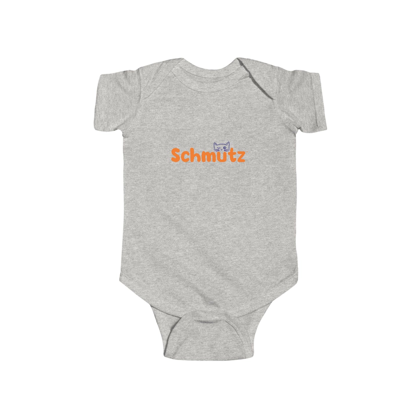 Cute Cat-Themed Infant Bodysuit – ‘Schmütz’ Design for Your Little One [FREE SHIPPING]*
